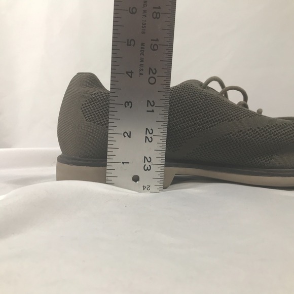 Mark Nason Los Angeles Hardee Oxford Taupe DressKnit Lace Up Shoes Mens US 13